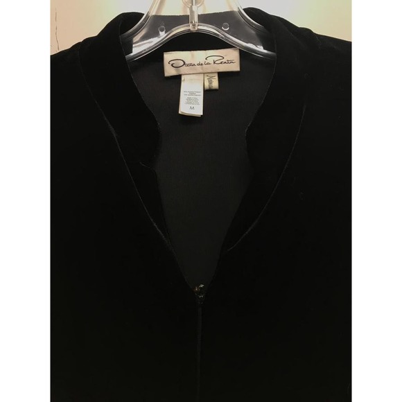 OSCAR DE LA RENTA NEIMAN MARCUS VELVET BLOUSE M - Picture 4 of 7